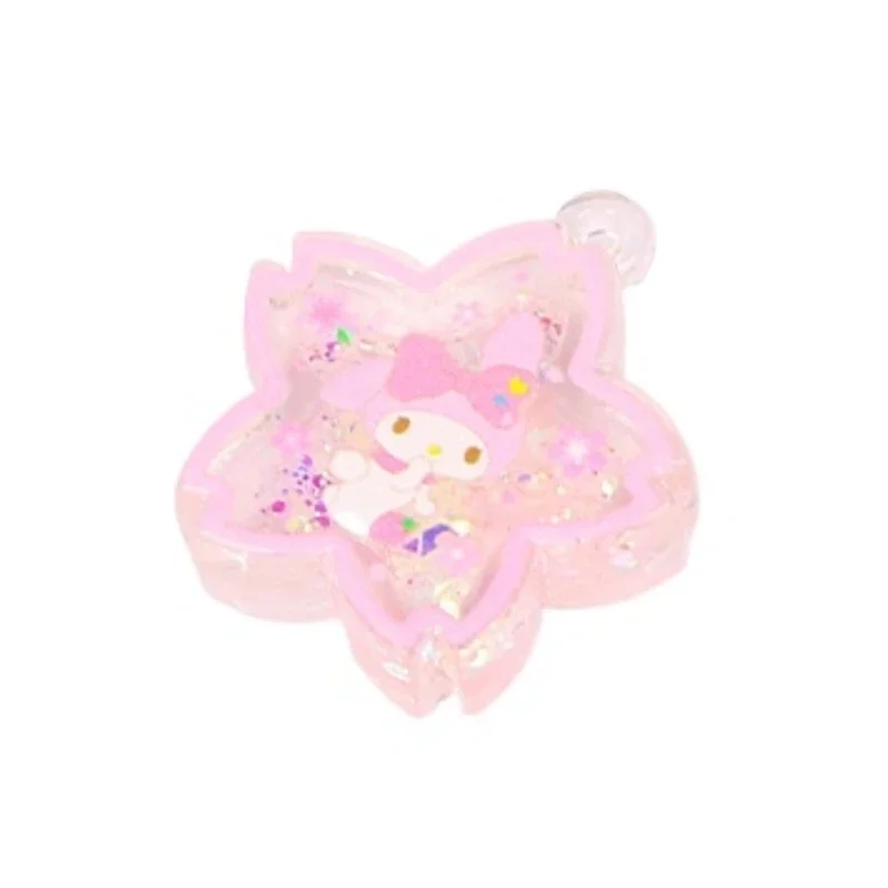 Cartoon Sanrio anime peripheral cherry blossom perforated pendant cute Pochacco kuromi acrylic sand in oil DIY material jewelry
Cartoon Sanrio anime peripheral cherry blossom perforated pendant cute Pochacco kuromi acrylic sand in oil DIY material jewelry
