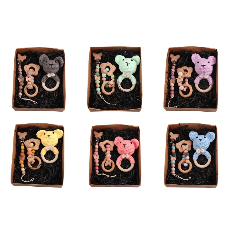 3 шт./компл., детские погремушки, деревянные вязаные крючком медвежьи колокольчики, музыкальный браслет для прорезывания зубов,
3 шт./компл., детские погремушки, деревянные вязаные крючком медвежьи колокольчики, музыкальный браслет для прорезывания зубов,