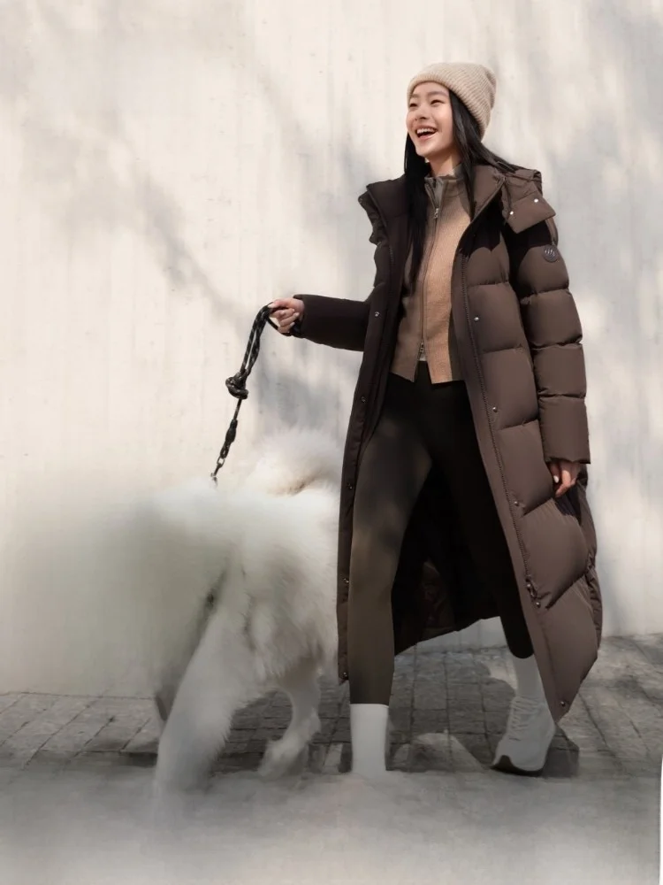 Bosideng Long Slim Fit Du down Jaet Women's Faionable Warm Winter Coat over Knee Length Modern Sle Polyester Fabric
Bosideng Long Slim Fit Du down Jaet Women's Faionable Warm Winter Coat over Knee Length Modern Sle Polyester Fabric