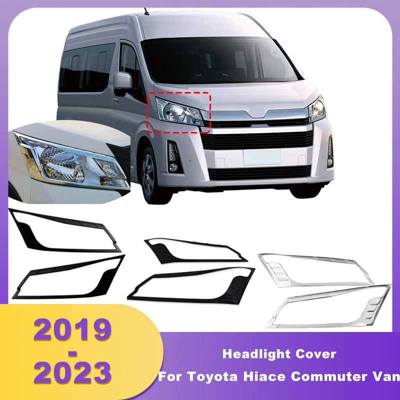 Front Headlights Cover ABS Chrome Head Lamp Hoods For Toyota Hiace Commuter Van 2019 2020 2021 2022 2023
Front Headlights Cover ABS Chrome Head Lamp Hoods For Toyota Hiace Commuter Van 2019 2020 2021 2022 2023