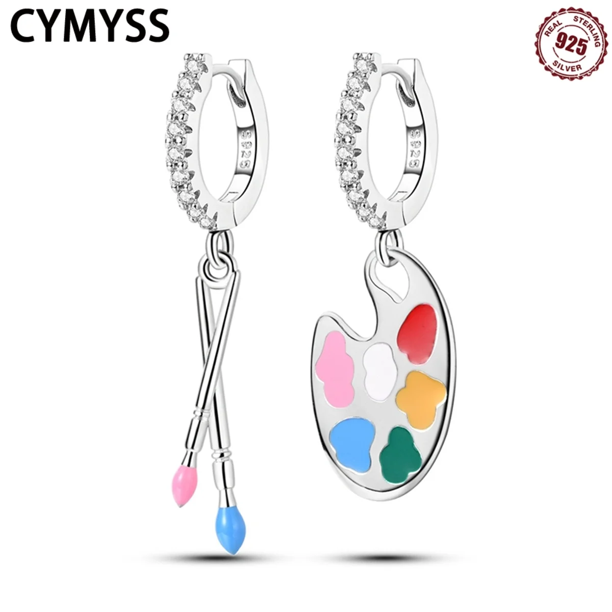 CYMYSS 2025, новинка, серьги-палитра из стерлингового серебра 925 пробы, бутик, подарок на день рождения, трендовые ювелирные изделия, женские серьги
CYMYSS 2025, новинка, серьги-палитра из стерлингового серебра 925 пробы, бутик, подарок на день рождения, трендовые ювелирные изделия, женские серьги