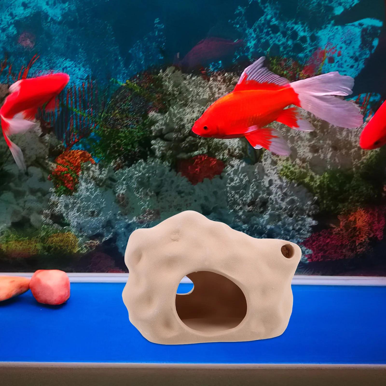 Ceramic Aquarium Cave Unique Design Safe Hiding Spot Fish Breeding House Durable Material Artistic Decor Fish Tank Landscape
Ceramic Aquarium Cave Unique Design Safe Hiding Spot Fish Breeding House Durable Material Artistic Decor Fish Tank Landscape