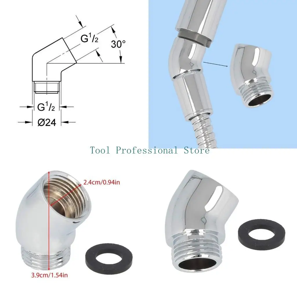 57QF Колено душевого кронштейна Универсальный интерфейс для ручных и настенных душей
57QF Колено душевого кронштейна Универсальный интерфейс для ручных и настенных душей