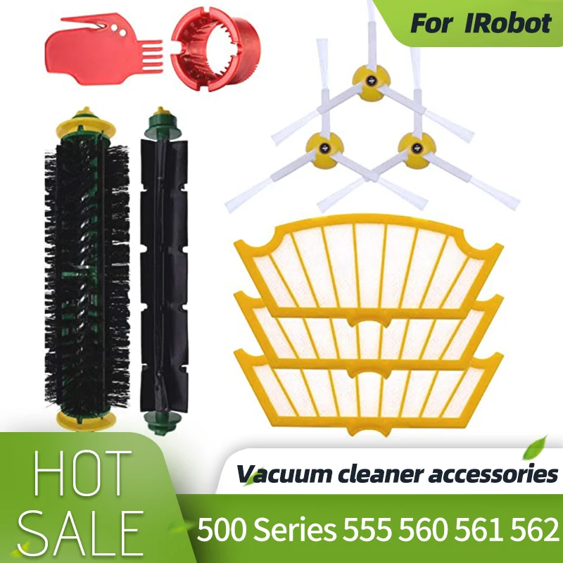 Запасные части, фильтры, щетки для iRobot Roomba серии 500, 555, 560, 51, 562, 570, 581, других моделей с красной щеткой для чистки
Запасные части, фильтры, щетки для iRobot Roomba серии 500, 555, 560, 51, 562, 570, 581, других моделей с красной щеткой для чистки