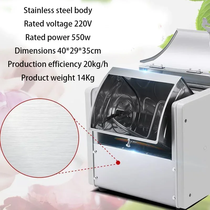 2 Kg Small Electric Dough Mixer Stirring Stainless Steel Bread Mixing Pasta Make Noodles Kneading Machine Home Flour Mixers 220v
2 Kg Small Electric Dough Mixer Stirring Stainless Steel Bread Mixing Pasta Make Noodles Kneading Machine Home Flour Mixers 220v
