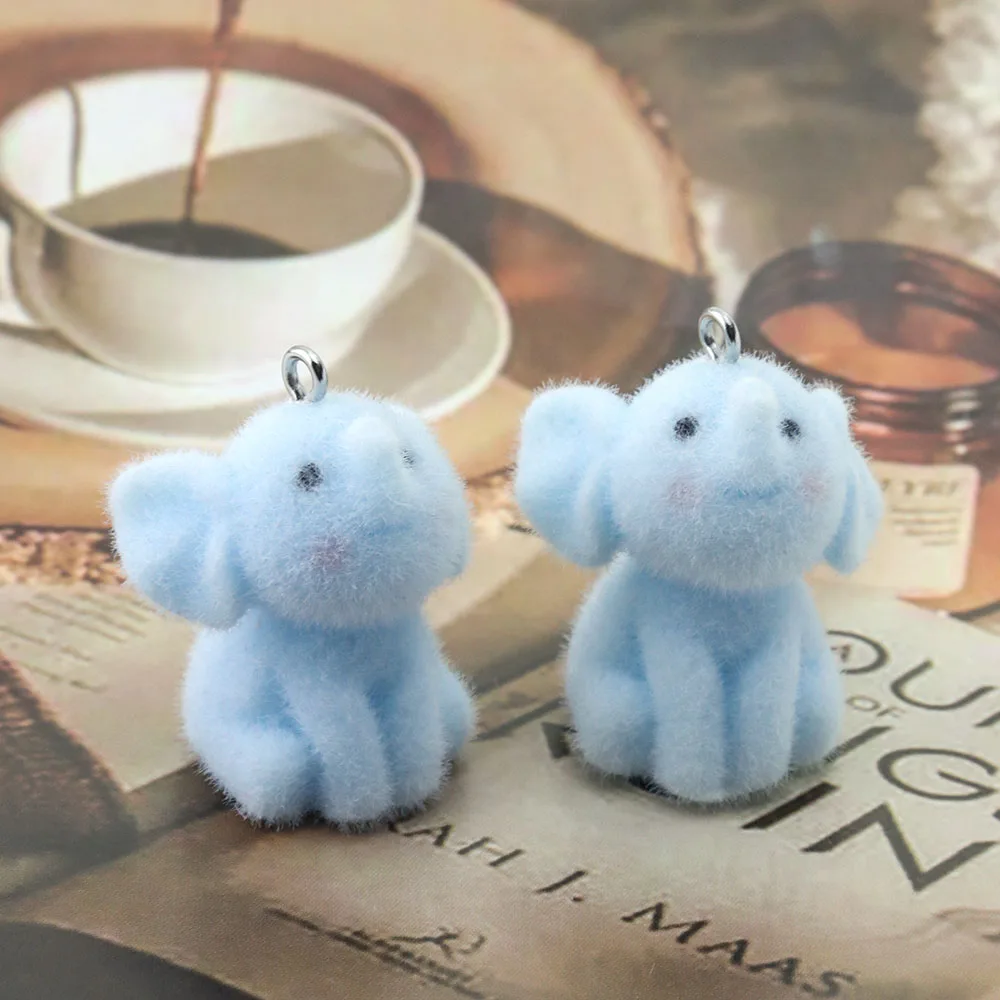 20Pcs Flocking Resin Blue Elephant Simple Cartoon Charm Diy Keychain Bag Schoolbag Small Pendant Accessories
20Pcs Flocking Resin Blue Elephant Simple Cartoon Charm Diy Keychain Bag Schoolbag Small Pendant Accessories