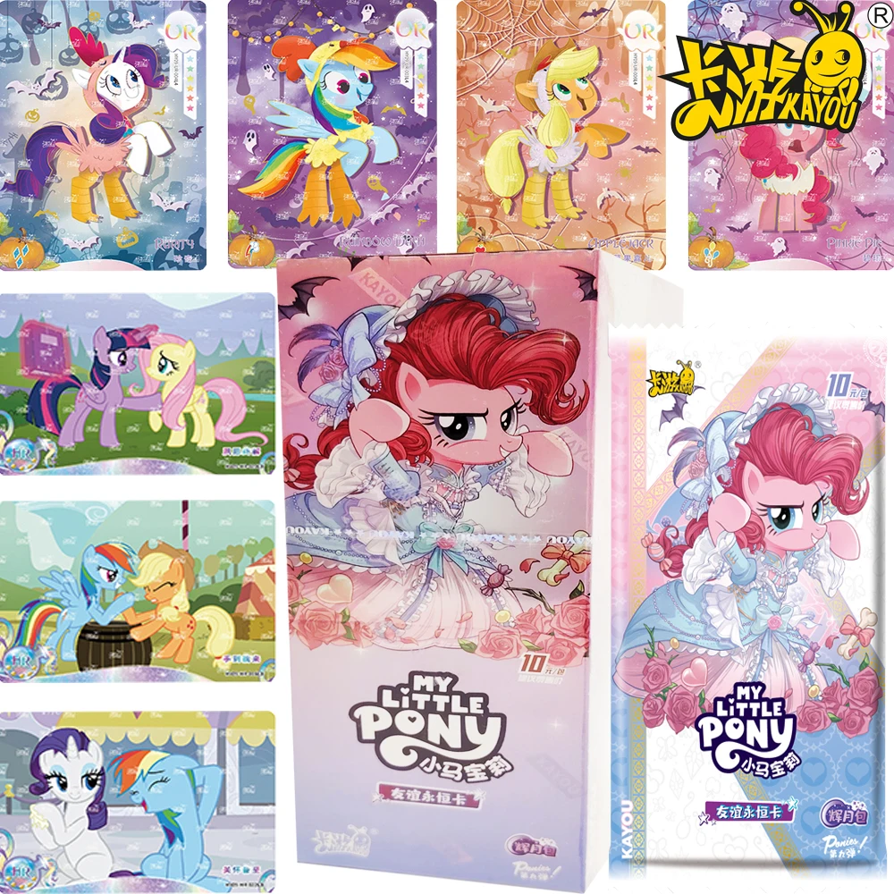 KAYOU натуральные коллекционные карты My Little Pony, элегантный великолепный визуальный художественный дизайн, популярные карты с анимированными персонажами, подарок для детей
KAYOU натуральные коллекционные карты My Little Pony, элегантный великолепный визуальный художественный дизайн, популярные карты с анимированными персонажами, подарок для детей