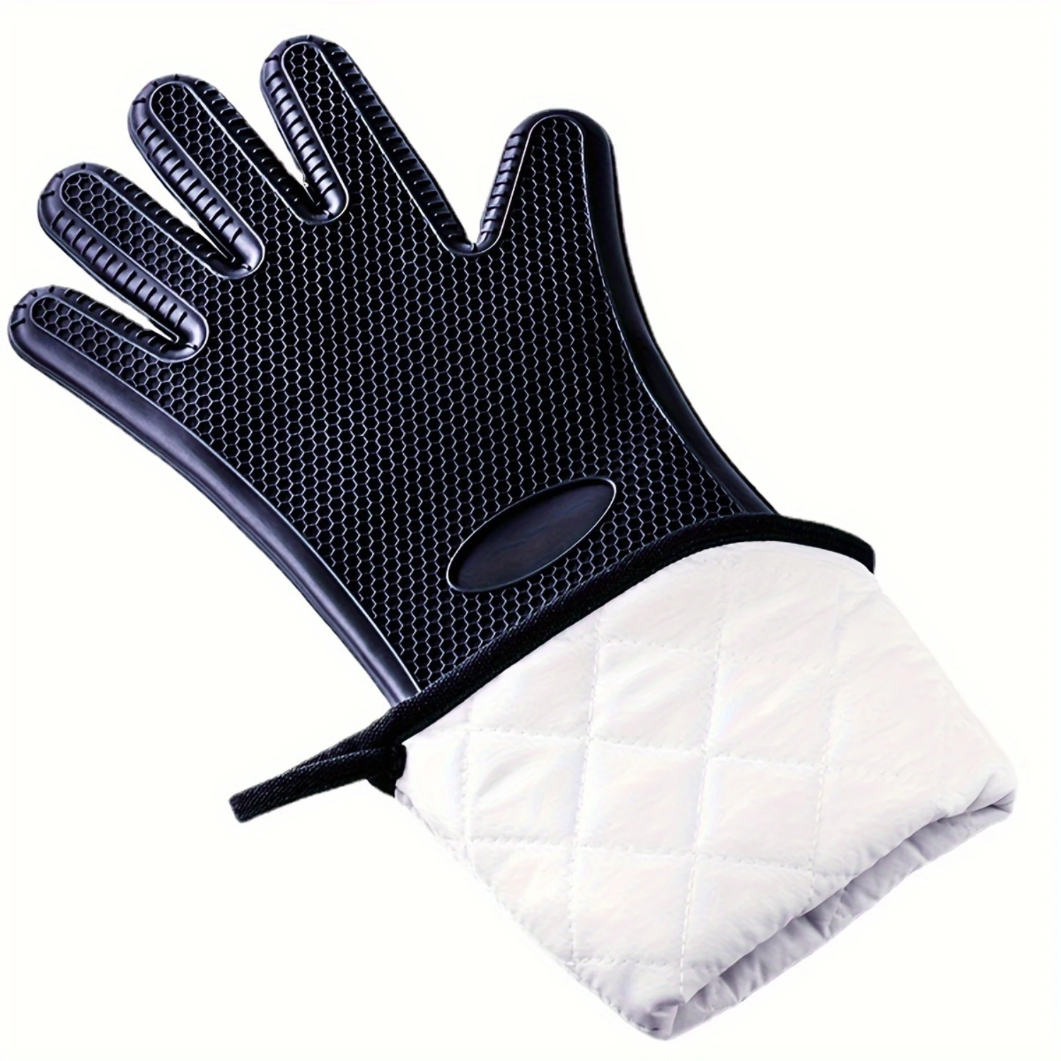 55cm/21.65in Silicone Oven Mitts - Heat Resistant Outdoor Honeycomb BBQ Gloves, Thickened High-Temperature Baking Tools for Kitc
55cm/21.65in Silicone Oven Mitts - Heat Resistant Outdoor Honeycomb BBQ Gloves, Thickened High-Temperature Baking Tools for Kitc
