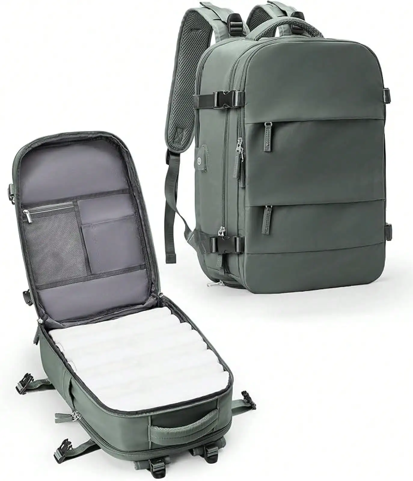 Travel Backpack Women And Men, Carry-On Luggage, Flight Approved Personal Item, Laptop Backpack, Olive Green, Travel Essential
Travel Backpack Women And Men, Carry-On Luggage, Flight Approved Personal Item, Laptop Backpack, Olive Green, Travel Essential