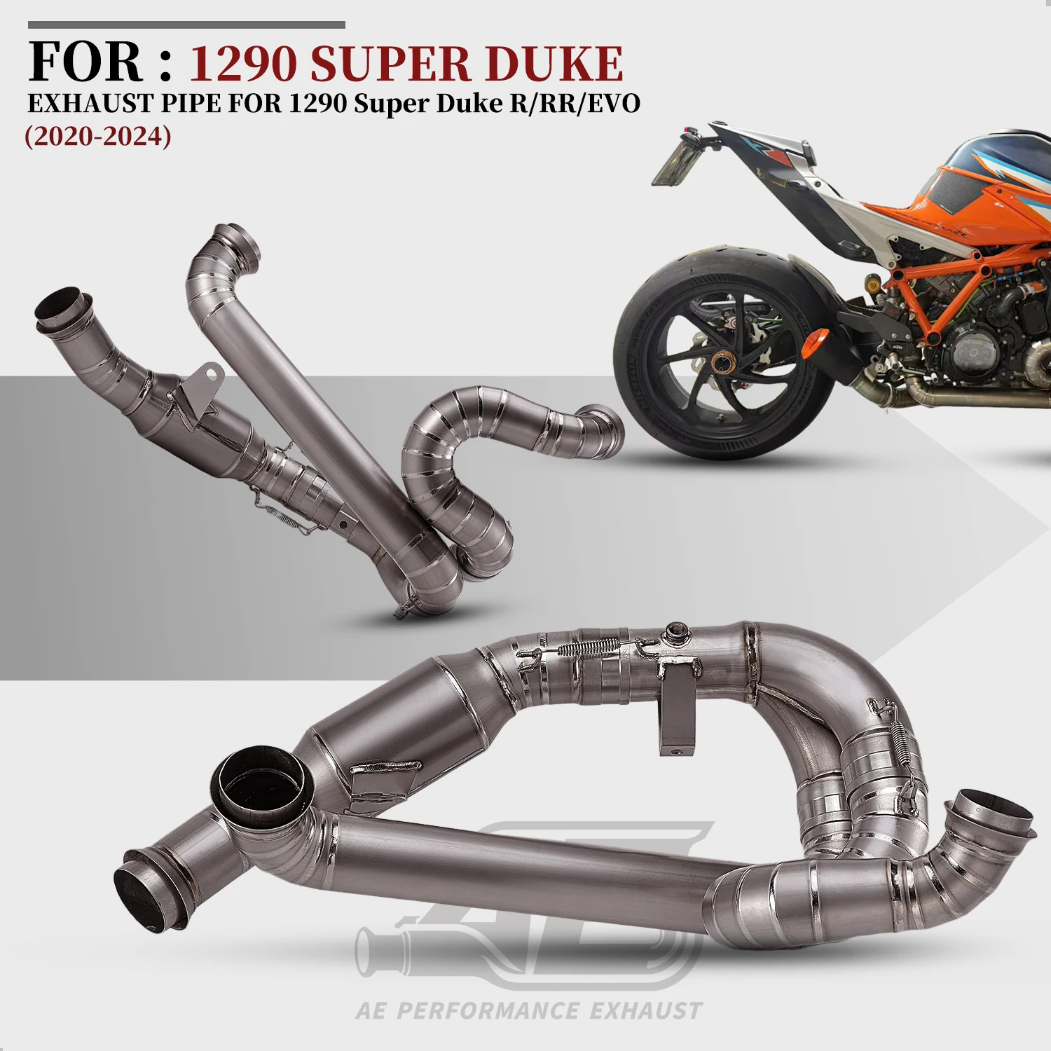 For 1290 1390 Super Duke R/RR/EVO 2020-2024 Ti. Alloy Motorcycle Exhaust Elbow Pipe Exhaust Pipe Front Connect Tube
For 1290 1390 Super Duke R/RR/EVO 2020-2024 Ti. Alloy Motorcycle Exhaust Elbow Pipe Exhaust Pipe Front Connect Tube