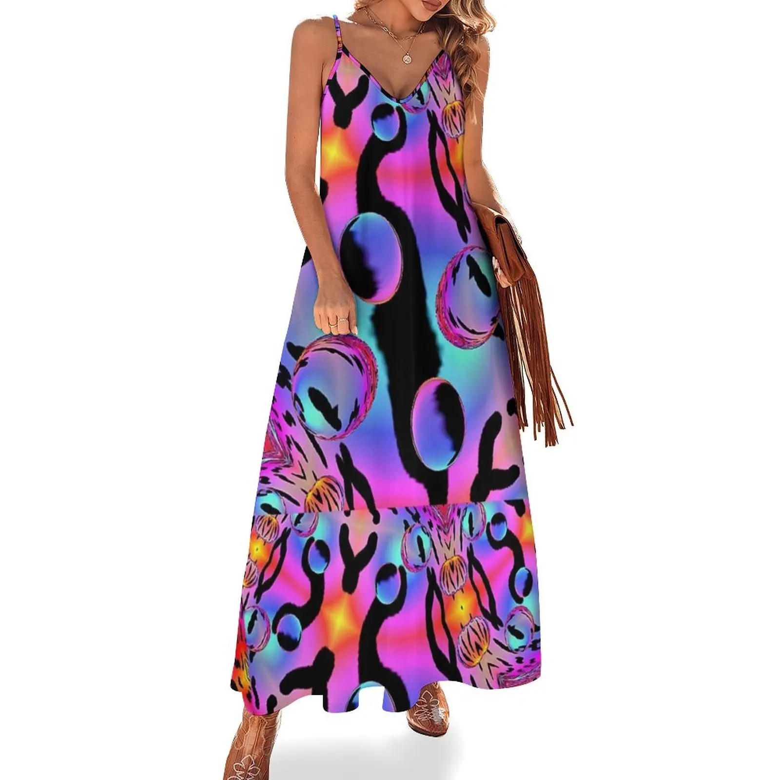 Space Organism Disco Psychedelic Sleeveless Dress Women's skirt elegant chic women dresses promotion Dress for pregnant women
Space Organism Disco Psychedelic Sleeveless Dress Women's skirt elegant chic women dresses promotion Dress for pregnant women