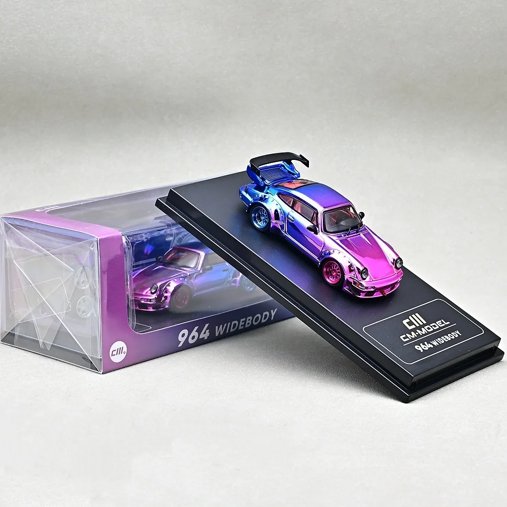 Модель CM 1/64, модель автомобиля из сплава, статическая декоративная игрушка RWB964, гальваническая Радуга с заднем крылом
Модель CM 1/64, модель автомобиля из сплава, статическая декоративная игрушка RWB964, гальваническая Радуга с заднем крылом