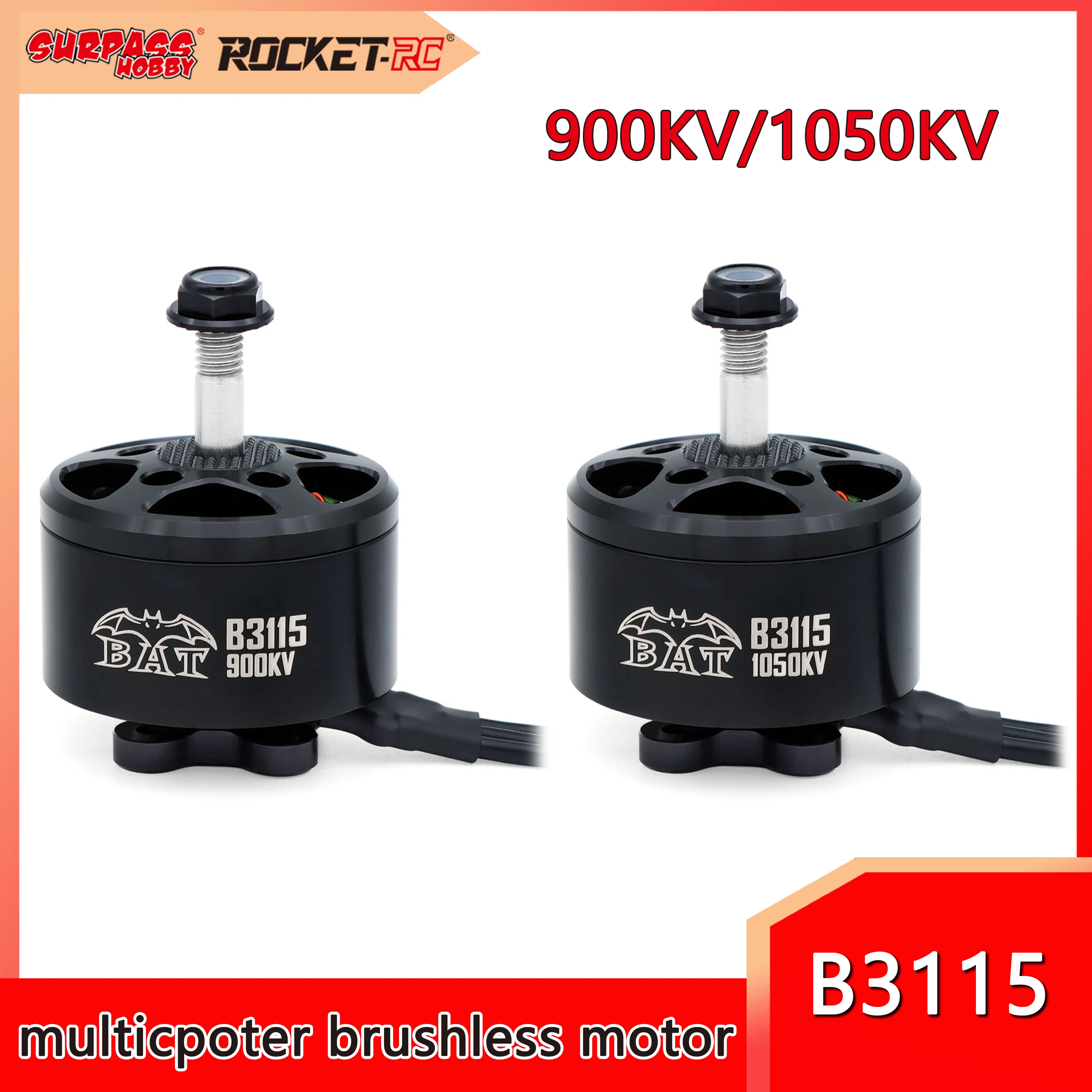 Surpass Hobby B3115 900KV/1050KV 3-6S Multicpoter High Speed Brushless Motor for RC Fpv Racing Long Range Drone X-Class Protek60
Surpass Hobby B3115 900KV/1050KV 3-6S Multicpoter High Speed Brushless Motor for RC Fpv Racing Long Range Drone X-Class Protek60