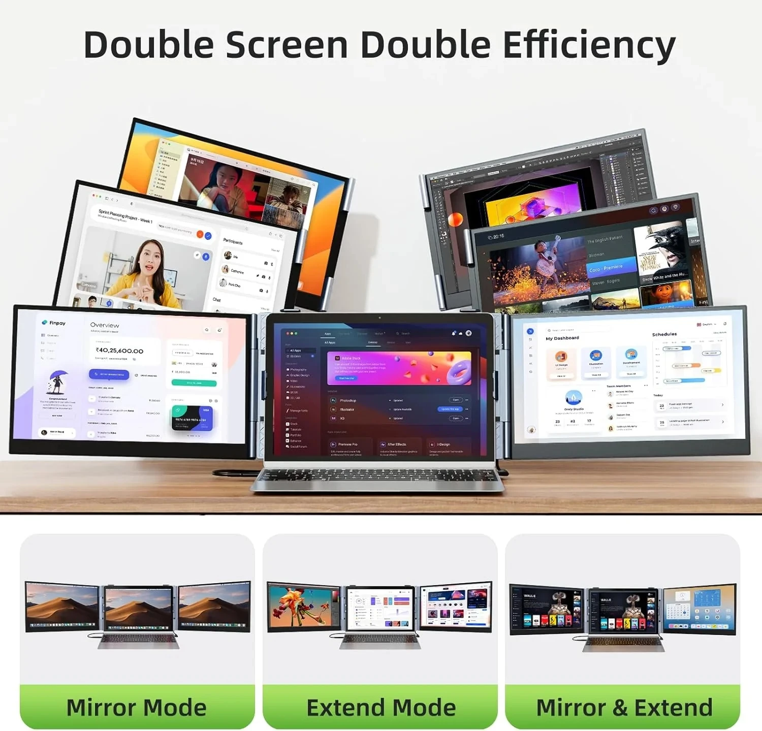 2026unique 14 Inch Portable S8Ultra Triple Laptop Screen 1080p IPS Extender Laptop Expandable Portable Screen fo
2026unique 14 Inch Portable S8Ultra Triple Laptop Screen 1080p IPS Extender Laptop Expandable Portable Screen fo