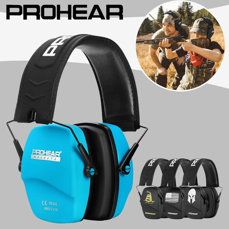PROHEAR Shooting Ear Protection Blue Safety Earmuff Set NRR 26dB Passive Noise Reduction Hearing Protector for Gun Range Hunting
PROHEAR Shooting Ear Protection Blue Safety Earmuff Set NRR 26dB Passive Noise Reduction Hearing Protector for Gun Range Hunting