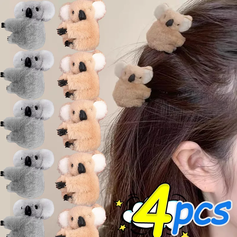 Koala Bear Hair Decoration Hair Clips Cute Fuzzy Animal Hairpin Non Slip Koala Hugger Hair Accessories for Girls Kawaii Headwear
Koala Bear Hair Decoration Hair Clips Cute Fuzzy Animal Hairpin Non Slip Koala Hugger Hair Accessories for Girls Kawaii Headwear