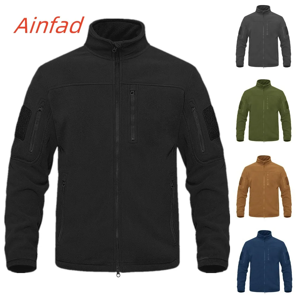 Hunting Autumn Winter Men's stand collar fleece Coat Jacket Thermal mid-rise jacket
Hunting Autumn Winter Men's stand collar fleece Coat Jacket Thermal mid-rise jacket