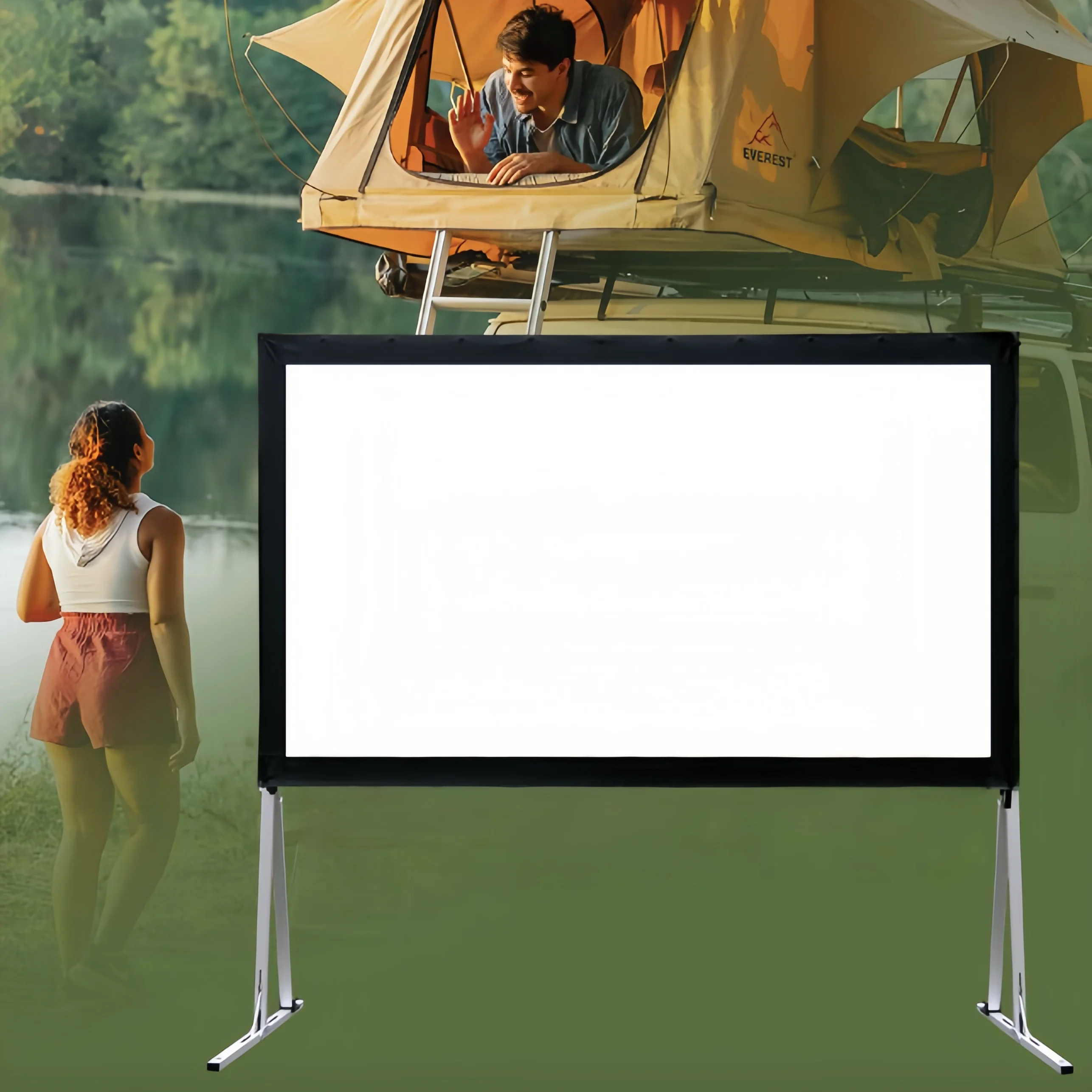OMS120H2 Yard Master 120 Diag 16:9 HDTV Cinema White Portbale Fast Folding Projection Screen
OMS120H2 Yard Master 120 Diag 16:9 HDTV Cinema White Portbale Fast Folding Projection Screen