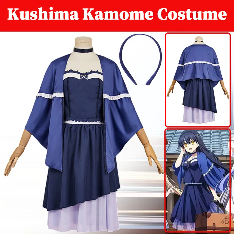 Kushima Kamome Blue Dess Косплей Аниме Летний костюм с карманами Головные уборы Женская маскировка Fantasia Юбки Наряды Костюмы на Хэллоуин
Kushima Kamome Blue Dess Косплей Аниме Летний костюм с карманами Головные уборы Женская маскировка Fantasia Юбки Наряды Костюмы на Хэллоуин