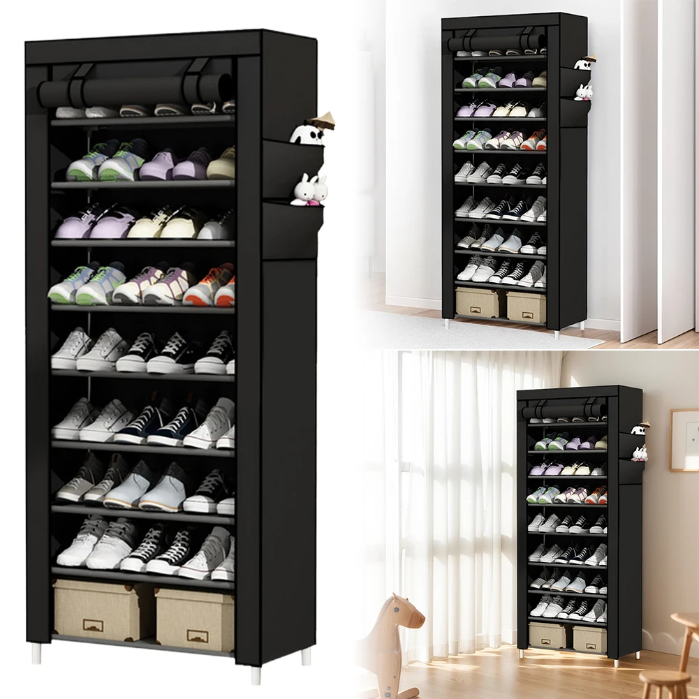 Shoes Cabinet with Cover Dustproof Shoes Storage Rack Free Standing Organizer for Home Student Dormitory Office Worker
Shoes Cabinet with Cover Dustproof Shoes Storage Rack Free Standing Organizer for Home Student Dormitory Office Worker