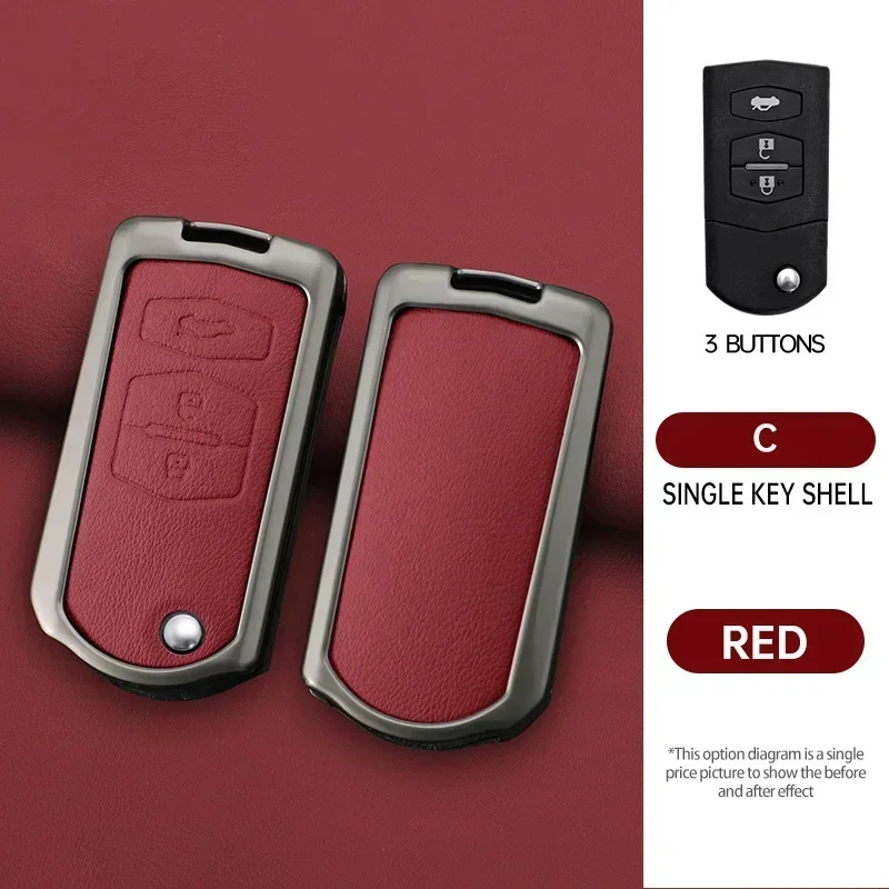 2 3 Buttons Zinc Alloy Car Flip Key Case Cover Shell Holder For Mazda 3 5 6 Series M6 RX8 MX5 Key Protector Fob Bag Accessories 
2 3 Buttons Zinc Alloy Car Flip Key Case Cover Shell Holder For Mazda 3 5 6 Series M6 RX8 MX5 Key Protector Fob Bag Accessories