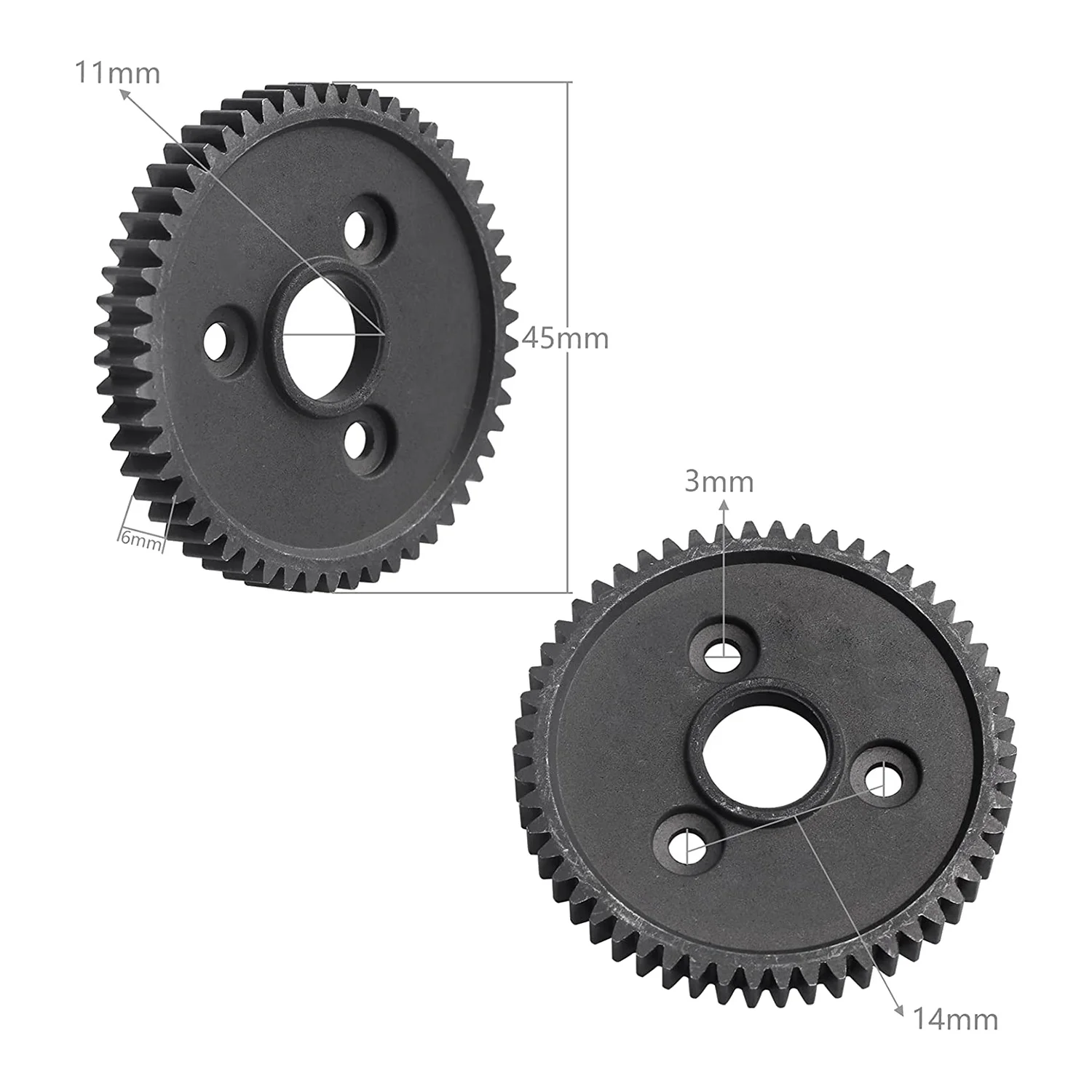 B87B-54T 32 Pitch Metal Steel 3956 Spur Gear With 15T 17T 19T Pinions Gear Sets For 1/10 Traxxas Slash 4WD/2WD Summit E-REVO
B87B-54T 32 Pitch Metal Steel 3956 Spur Gear With 15T 17T 19T Pinions Gear Sets For 1/10 Traxxas Slash 4WD/2WD Summit E-REVO