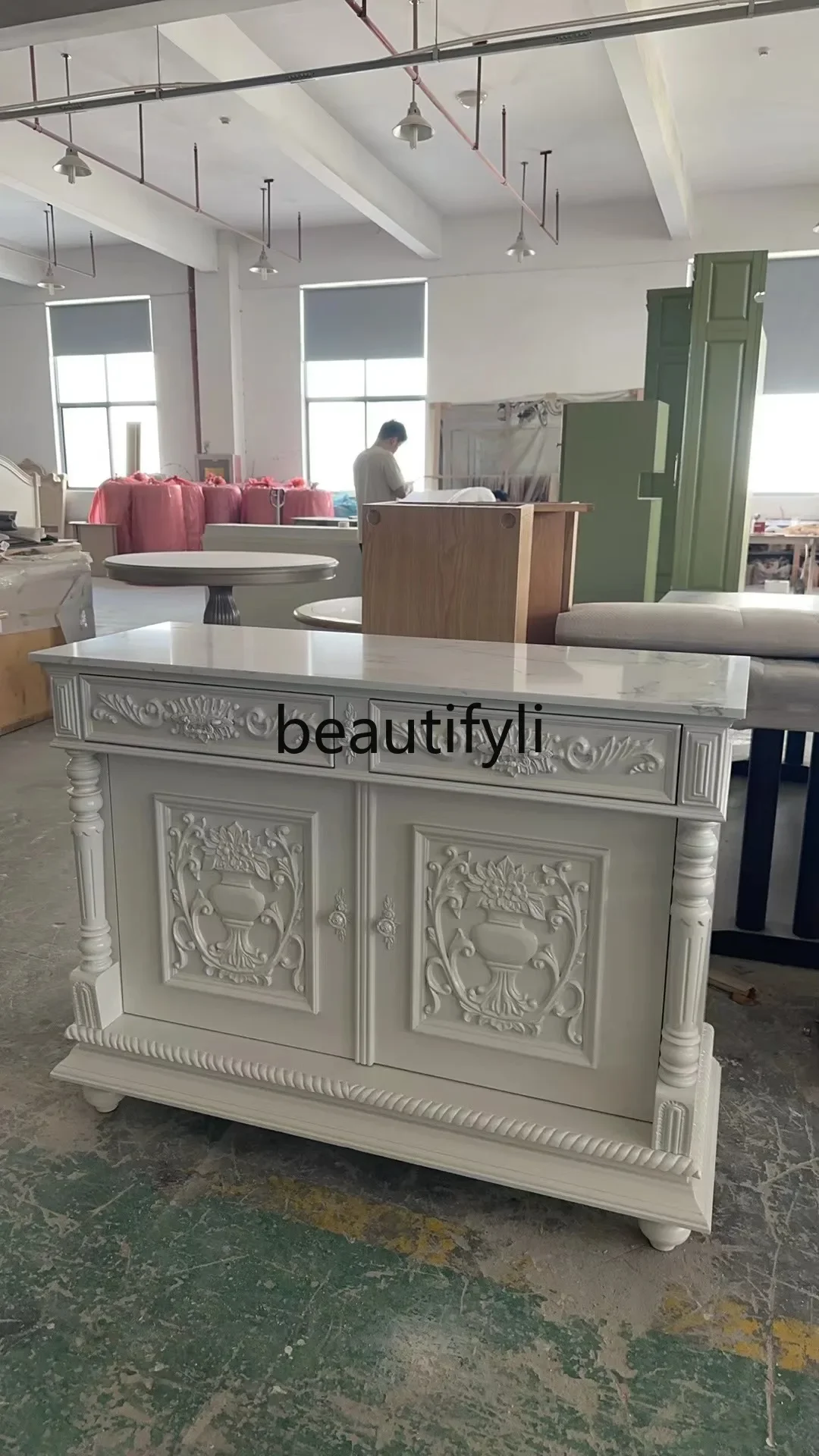 53European side cabinet Solid wood household storage porch cabinet Light luxury marble storage cabinet
53European side cabinet Solid wood household storage porch cabinet Light luxury marble storage cabinet