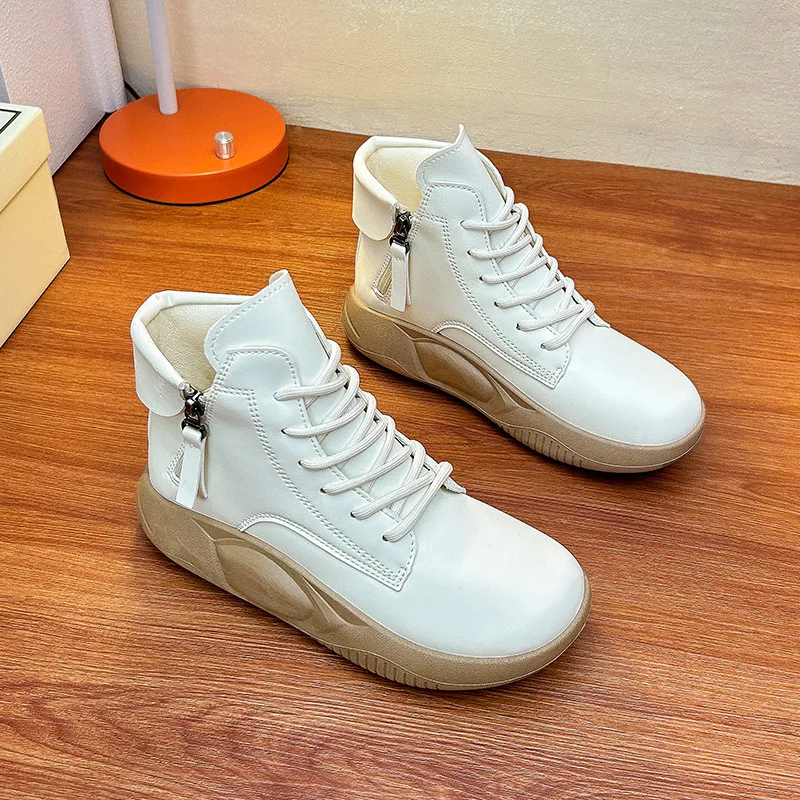 New fashion ankle boots women's autumn waterproof shoes woman thick sole short boots ladies designer platform lace up booties
New fashion ankle boots women's autumn waterproof shoes woman thick sole short boots ladies designer platform lace up booties