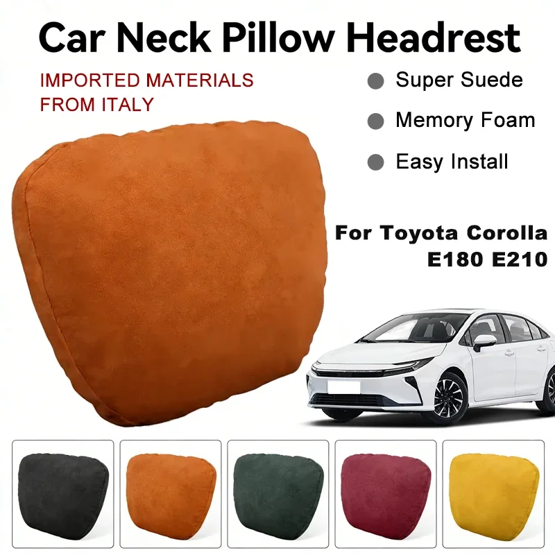 Italy Suede Car Neck Rest Pillow For Toyota Corolla E180 E210 Seat Head Neck Support Cushion Auto Interior Accessories
Italy Suede Car Neck Rest Pillow For Toyota Corolla E180 E210 Seat Head Neck Support Cushion Auto Interior Accessories