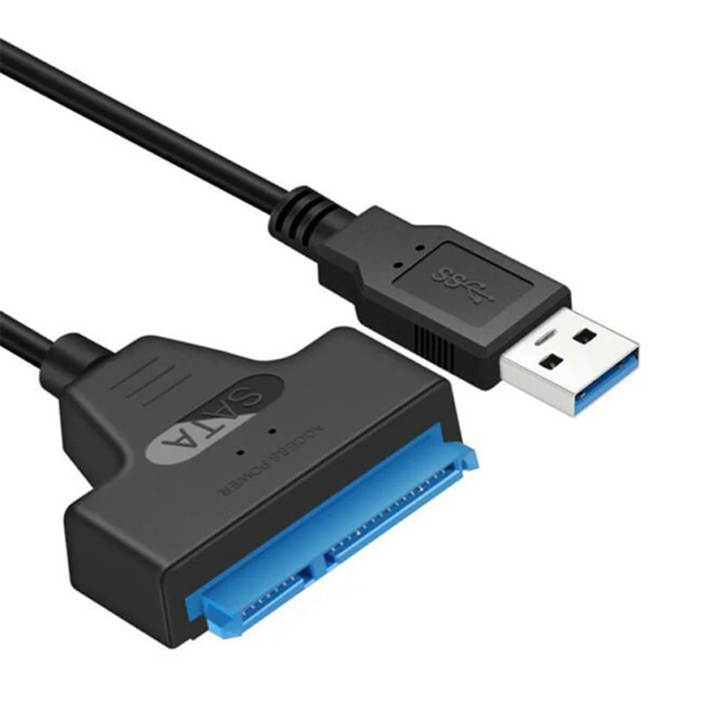 Кабель USB 3.0-SATA 5 Гбит/с для внешнего шнура питания жесткого диска 2,5 дюйма HDD SSD
Кабель USB 3.0-SATA 5 Гбит/с для внешнего шнура питания жесткого диска 2,5 дюйма HDD SSD