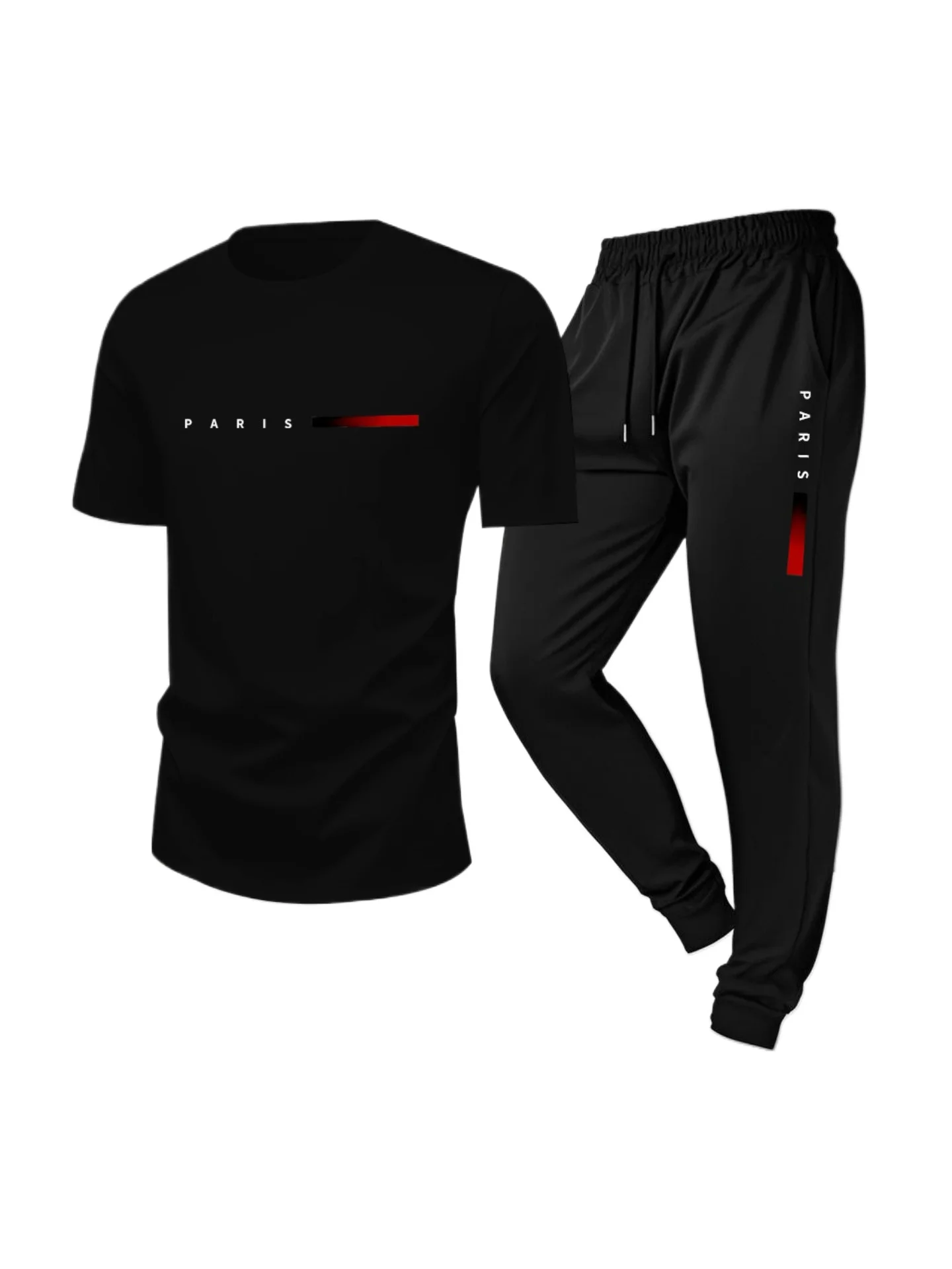 Men's 2026 Summer New Casual Sports Set Fashionable Breathable Outdoor Short Sleeve T-Shirt Shorts Two-
Men's 2026 Summer New Casual Sports Set Fashionable Breathable Outdoor Short Sleeve T-Shirt Shorts Two-