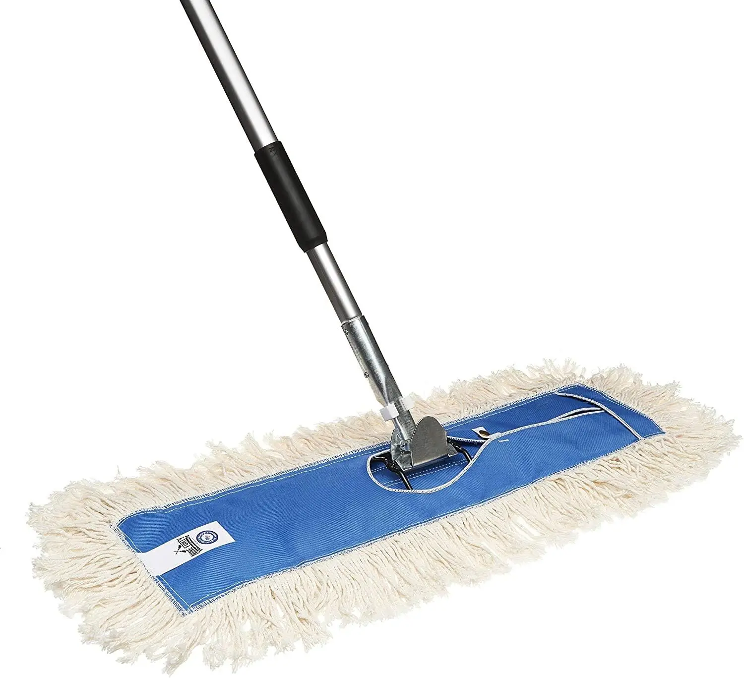 48" Cotton Dust Mop Kit with Handle - Heavy Duty Dry Floor Duster for Hardwood Surfaces, Commercial and Home Use
48" Cotton Dust Mop Kit with Handle - Heavy Duty Dry Floor Duster for Hardwood Surfaces, Commercial and Home Use