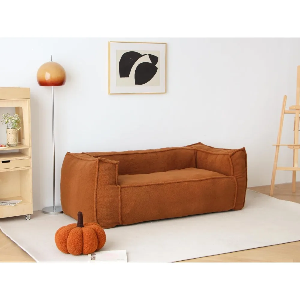 Giant beanbag sofa Foam-filled floor double sofa with armrests removable and machine washable covered
Giant beanbag sofa Foam-filled floor double sofa with armrests removable and machine washable covered