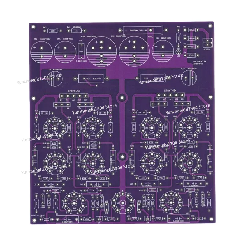 Electronic tube gallbladder machine EL84 parallel push-pull gallbladder machine 2*20W gallbladder machine power amplifier PCB
Electronic tube gallbladder machine EL84 parallel push-pull gallbladder machine 2*20W gallbladder machine power amplifier PCB