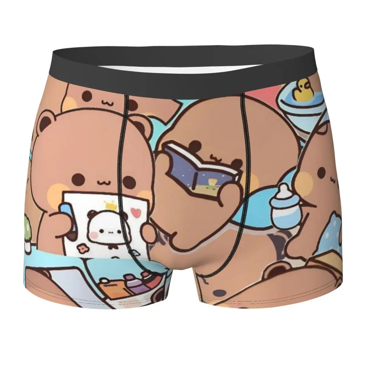 Bubu Dudu, нижнее белье с милым мультяшным медведем, каваи, панда, эластичные трусики, шорты с принтом, трусы, сумка, мужской багажник большого размера
Bubu Dudu, нижнее белье с милым мультяшным медведем, каваи, панда, эластичные трусики, шорты с принтом, трусы, сумка, мужской багажник большого размера