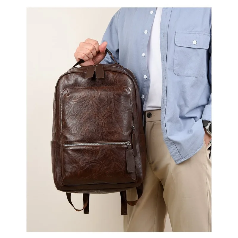 Рюкзак из искусственной кожи, большой вместительный рюкзак для ручной клади, водостойкий рюкзак для путешествий, пеших прогулок, деловых работ, рюкзаки из искусственной кожи
Рюкзак из искусственной кожи, большой вместительный рюкзак для ручной клади, водостойкий рюкзак для путешествий, пеших прогулок, деловых работ, рюкзаки из искусственной кожи