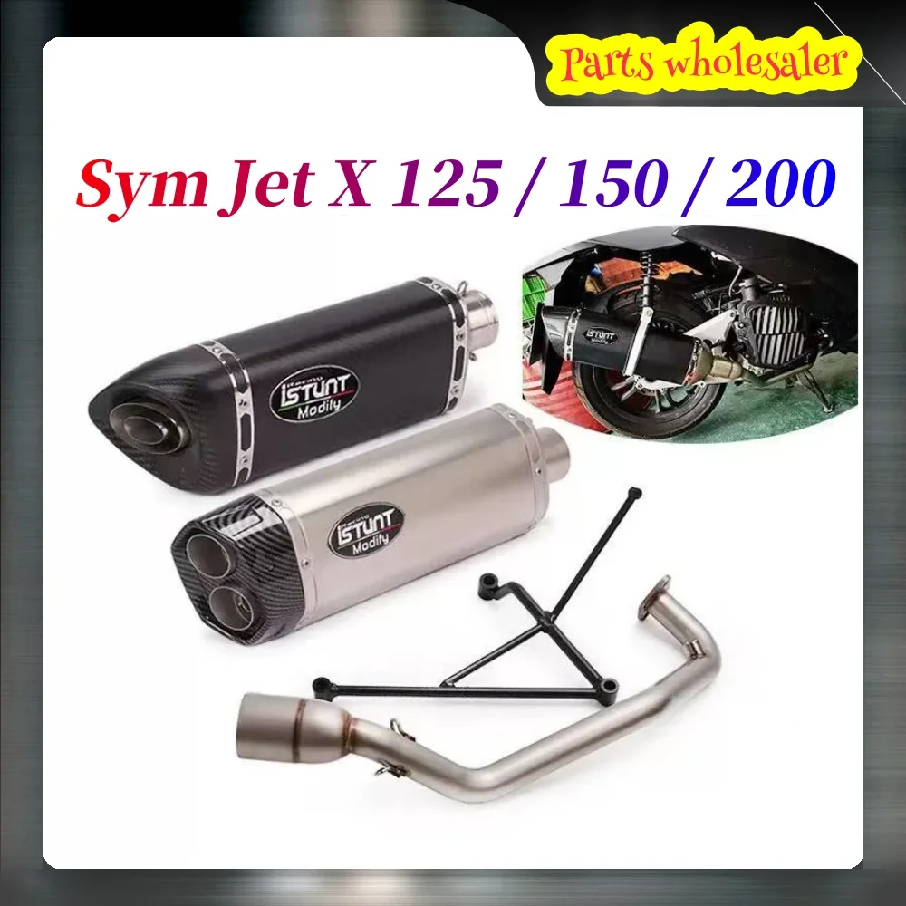 For Motorcycle Exhaust Pipe for Sym Jet X 125 / 150 / 200 Modified Front Exhaust Pipe
For Motorcycle Exhaust Pipe for Sym Jet X 125 / 150 / 200 Modified Front Exhaust Pipe