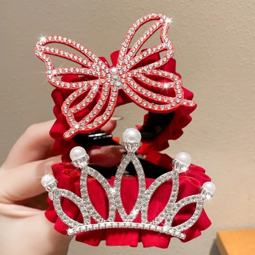 High Ponytail Fixed Artifact Children's New Year Crown Rhinestone Pearl Chinese Hair Claw Hair Accessories Crystal
High Ponytail Fixed Artifact Children's New Year Crown Rhinestone Pearl Chinese Hair Claw Hair Accessories Crystal