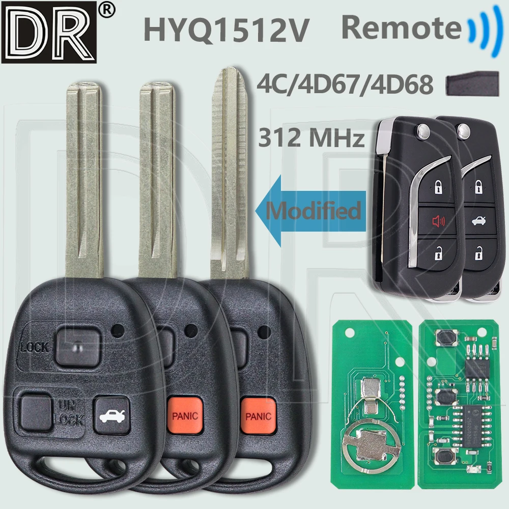 Автомобильный ключ-пульт DR 315 МГц с чипом 4C/4D67/4D68 HYQ1512V для Lexus ES300 IS300 GX470 LX470 GS300 GS430 GS400 SC300 SC400 LS400
Автомобильный ключ-пульт DR 315 МГц с чипом 4C/4D67/4D68 HYQ1512V для Lexus ES300 IS300 GX470 LX470 GS300 GS430 GS400 SC300 SC400 LS400