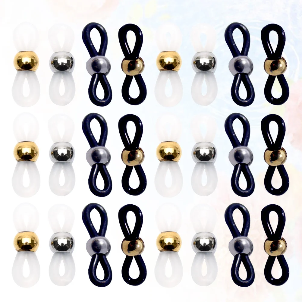 40pcs Eyeglasses Chain Accessory Adjustable Metal Coil Silicone Anti-Slip Ring Durable Eyeglass Holder Cord Connector For Home
40pcs Eyeglasses Chain Accessory Adjustable Metal Coil Silicone Anti-Slip Ring Durable Eyeglass Holder Cord Connector For Home