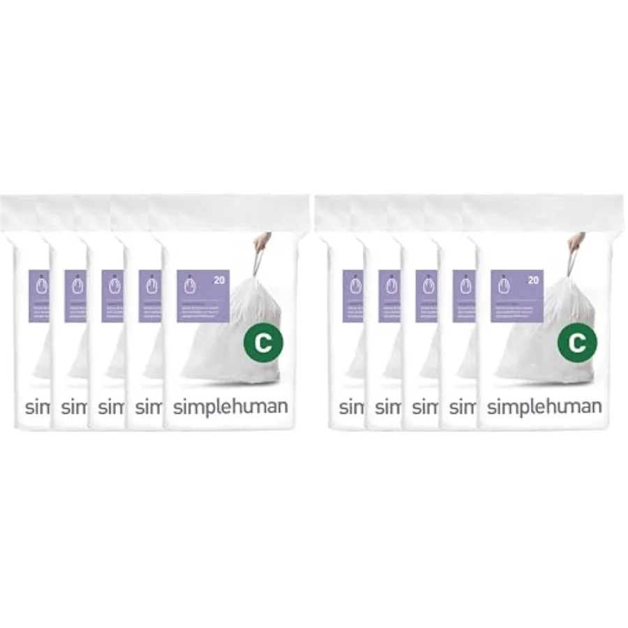 Code CDispenser Packs Custom Fit Liners Drawstring Trash Bags 10-12 Liter/ 2.6-3.2 Gallon White 100 Count Pack of 2
Code CDispenser Packs Custom Fit Liners Drawstring Trash Bags 10-12 Liter/ 2.6-3.2 Gallon White 100 Count Pack of 2