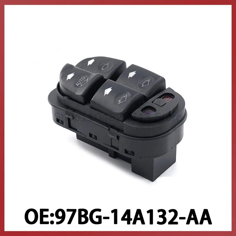 97BG-14A132-AA для Ford Mondeo MK2 97-01: Переключатель стеклоподъемника, кнопка управления окном
97BG-14A132-AA для Ford Mondeo MK2 97-01: Переключатель стеклоподъемника, кнопка управления окном