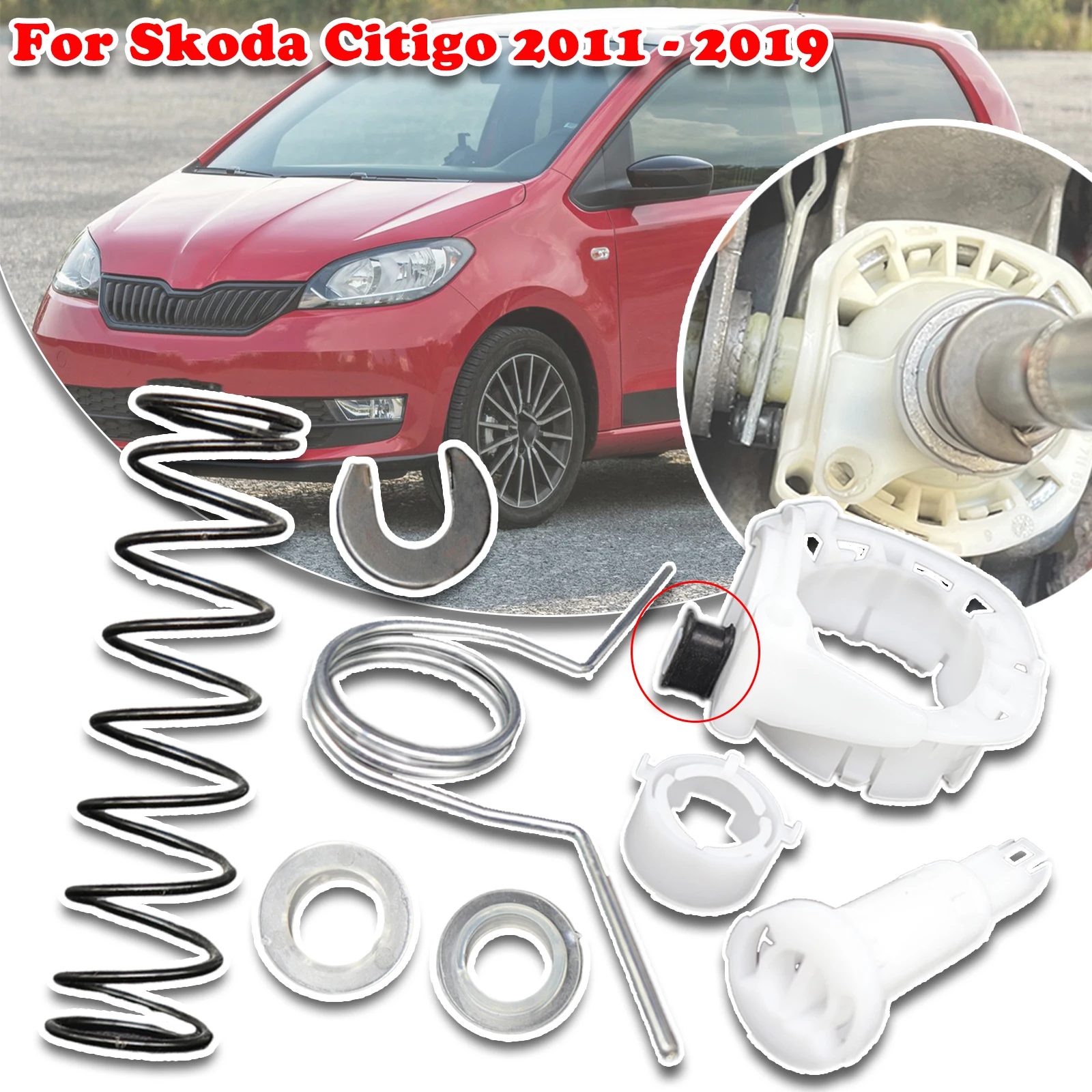For Skoda Citigo Upgrade Gear Lever Spring Bearing Shell Bushing Up Manual Linkage Repair Selector Shifting Fix 2011 2012 - 2019
For Skoda Citigo Upgrade Gear Lever Spring Bearing Shell Bushing Up Manual Linkage Repair Selector Shifting Fix 2011 2012 - 2019