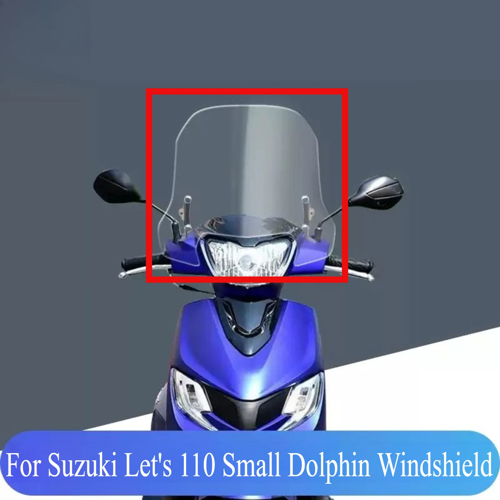 For Suzuki Let's 110 Small Dolphin Motorcycle Modified Windshield Wind Deflector Heightened Windshield Front Glass Accessories
For Suzuki Let's 110 Small Dolphin Motorcycle Modified Windshield Wind Deflector Heightened Windshield Front Glass Accessories