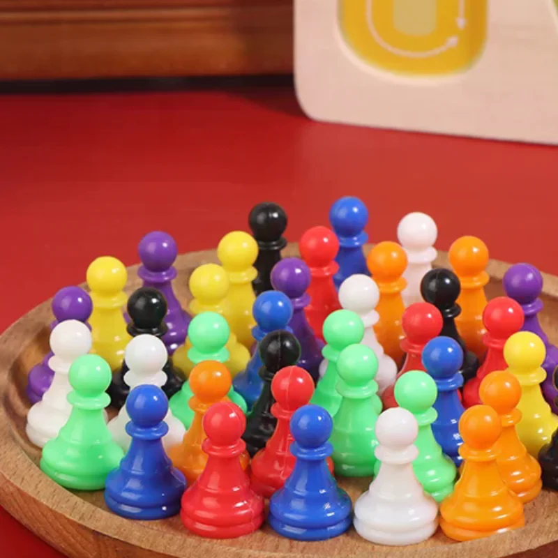 32 Pcs 2.5*1.5cm Chessman Plastic Pawns Checkers Pieces For Games Tabletop Markers Components
32 Pcs 2.5*1.5cm Chessman Plastic Pawns Checkers Pieces For Games Tabletop Markers Components