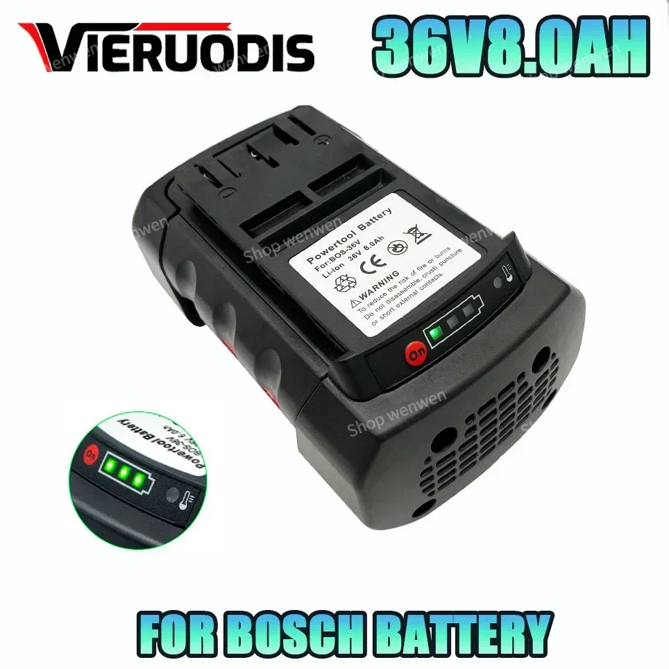 For Bosch 36V 8.0Ah Li-ion Replacement Battery for Bosch D-70771 2607336003 2607336108 BAT836 BAT840 BAT810 Power Tool Battery
For Bosch 36V 8.0Ah Li-ion Replacement Battery for Bosch D-70771 2607336003 2607336108 BAT836 BAT840 BAT810 Power Tool Battery