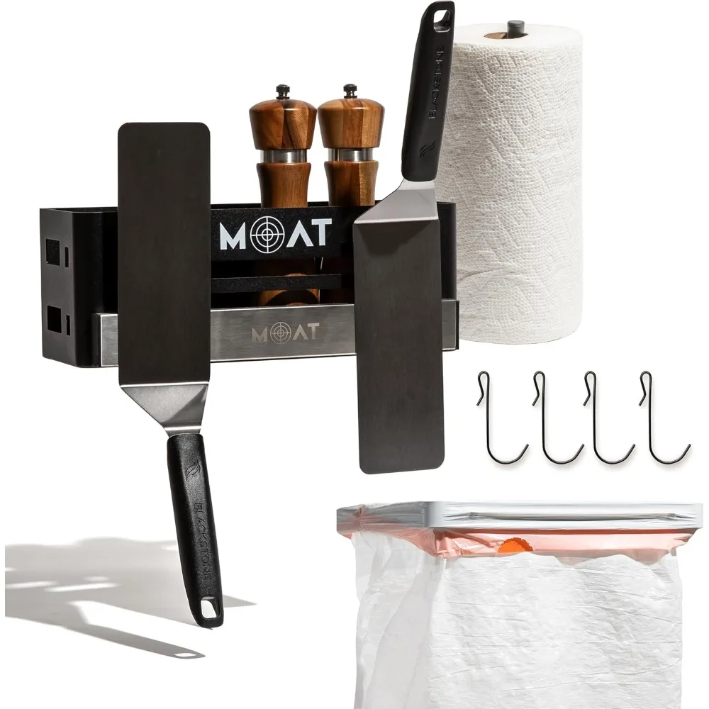 MOAT Caddy для гриля и сковороды плюс большой держатель для мешка для мусора для гриля и сковороды, магнитный держатель для посуды — совместимая сковорода Blackstone
MOAT Caddy для гриля и сковороды плюс большой держатель для мешка для мусора для гриля и сковороды, магнитный держатель для посуды — совместимая сковорода Blackstone