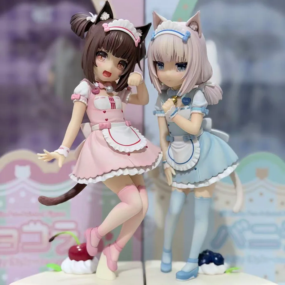 18CM NEKOPARA Anime Cat Maid Figure Chocolates Vanilla Cute PVC Collectible Static Doll Pretty Cat Style Model for Kids
18CM NEKOPARA Anime Cat Maid Figure Chocolates Vanilla Cute PVC Collectible Static Doll Pretty Cat Style Model for Kids