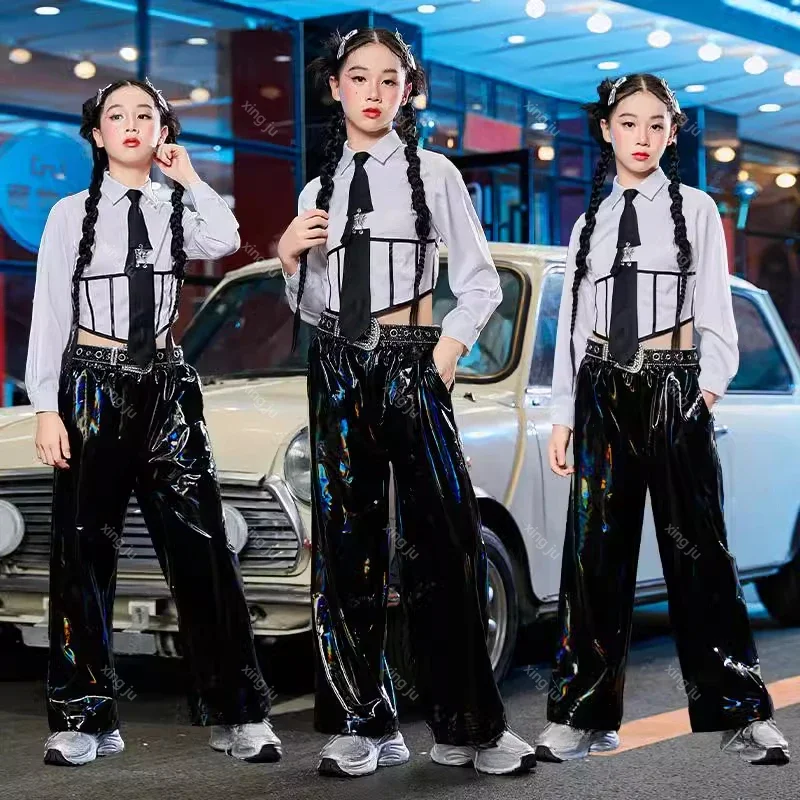 2025 New Group Performance Kpop Outfit Kids Fashion Hip Hop Clothing Girls Jazz Dance Costume Festivals Stage Show Rave Clothes
2025 New Group Performance Kpop Outfit Kids Fashion Hip Hop Clothing Girls Jazz Dance Costume Festivals Stage Show Rave Clothes