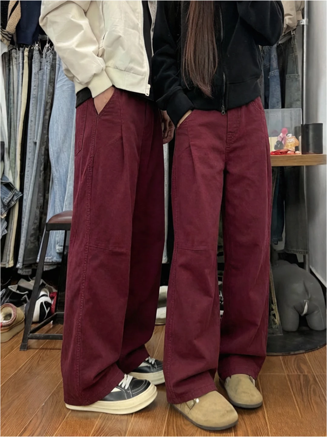 Мужские рабочие брюки Bury Pleated Knife: весенние, в американском стиле, премиум-класса, повседневные, расклешенные, прямого кроя
Мужские рабочие брюки Bury Pleated Knife: весенние, в американском стиле, премиум-класса, повседневные, расклешенные, прямого кроя